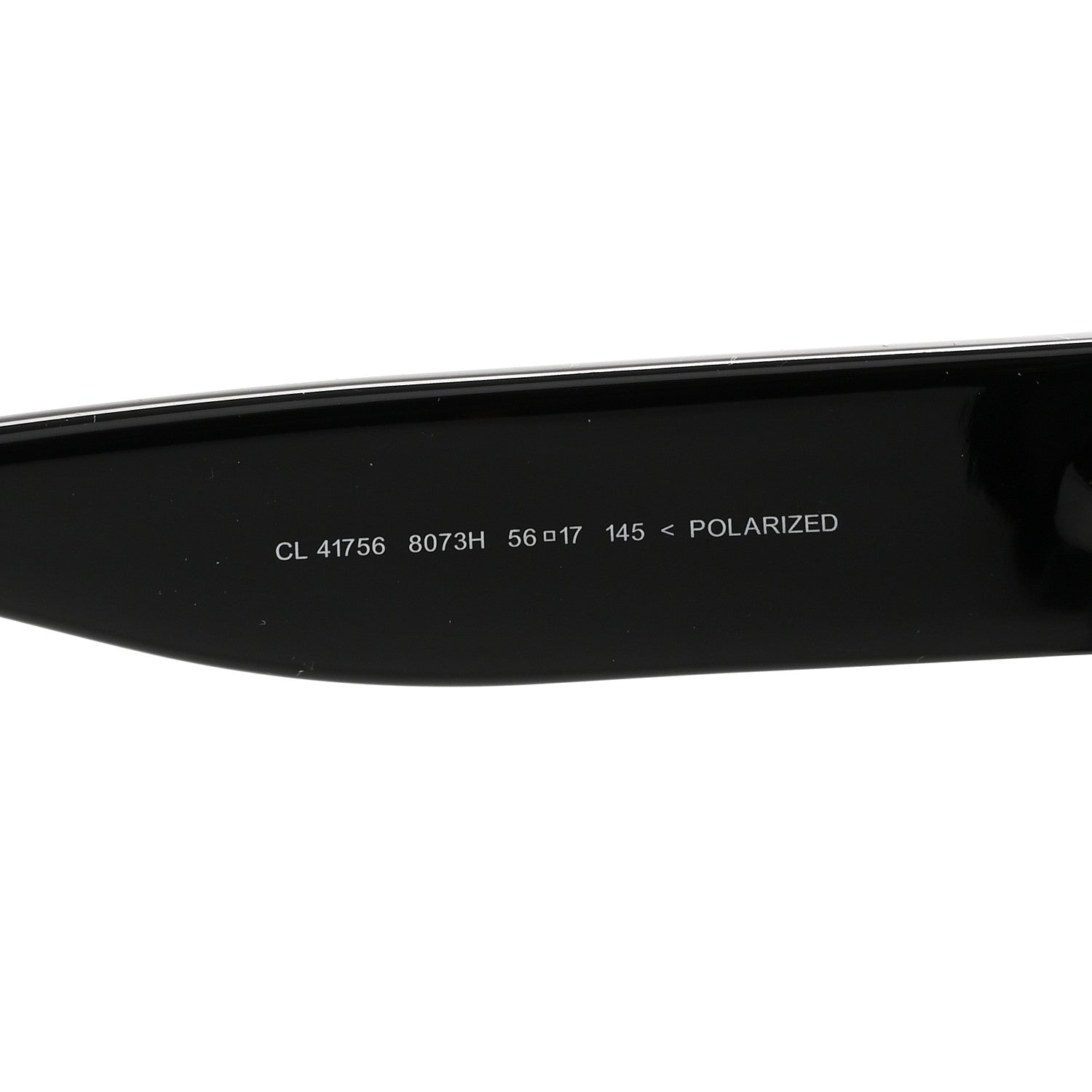 Celine Polarized ZZ Top Sunglasses CL 41756 Black 6 of 7