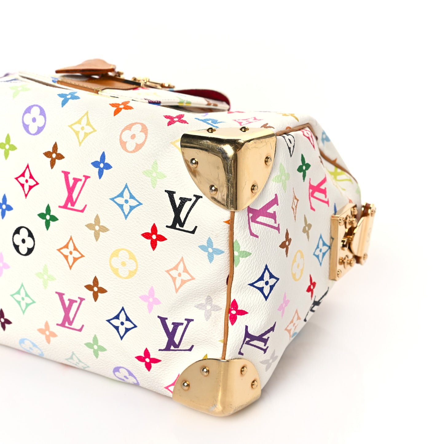 Monogram Multicolor Speedy 30 White