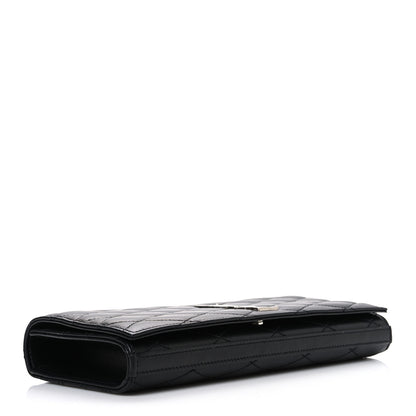 Saint Laurent Lambskin Quilted Kate Clutch Black 4 of 6