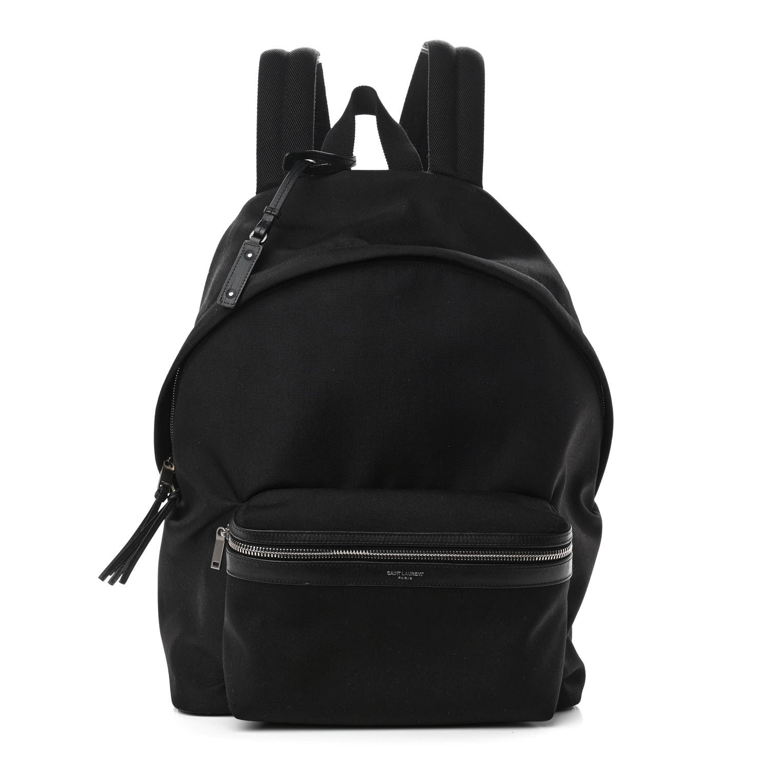 Saint Laurent Canvas City Backpack Black 1 of 11