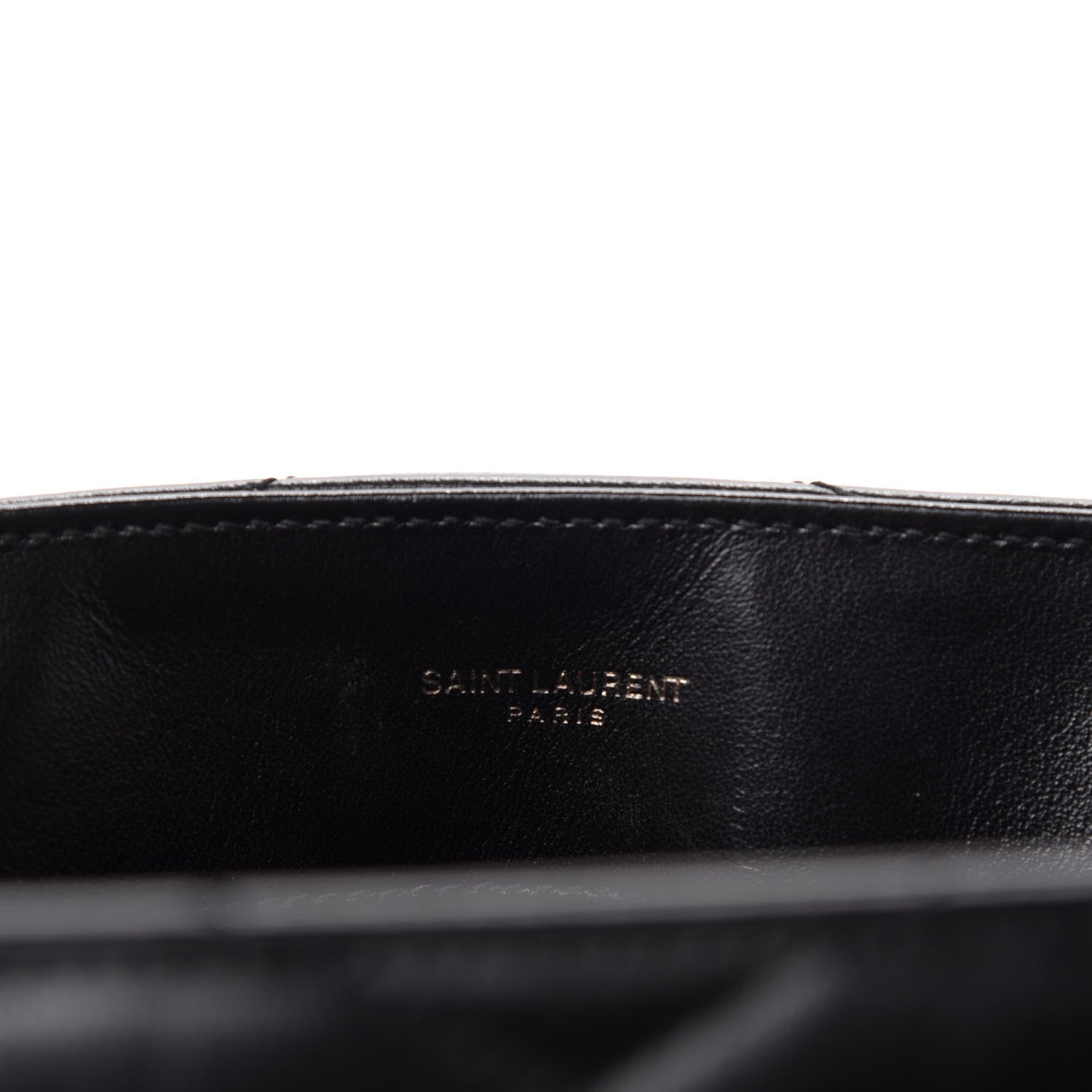 Saint Laurent Calfskin Y Quilted Monogram Medium Loulou Chain Satchel Black 10 of 12