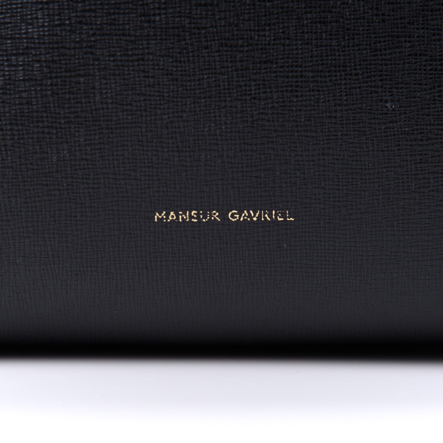 Mansur Gavriel Saffiano Bucket Bag Black Flamma 7 of 14