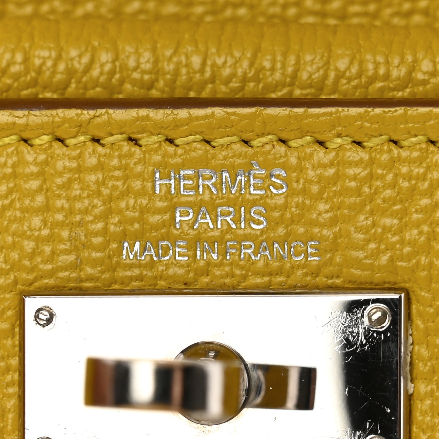 Chevre Mysore Kelly Tri-Fold Wallet Cumin