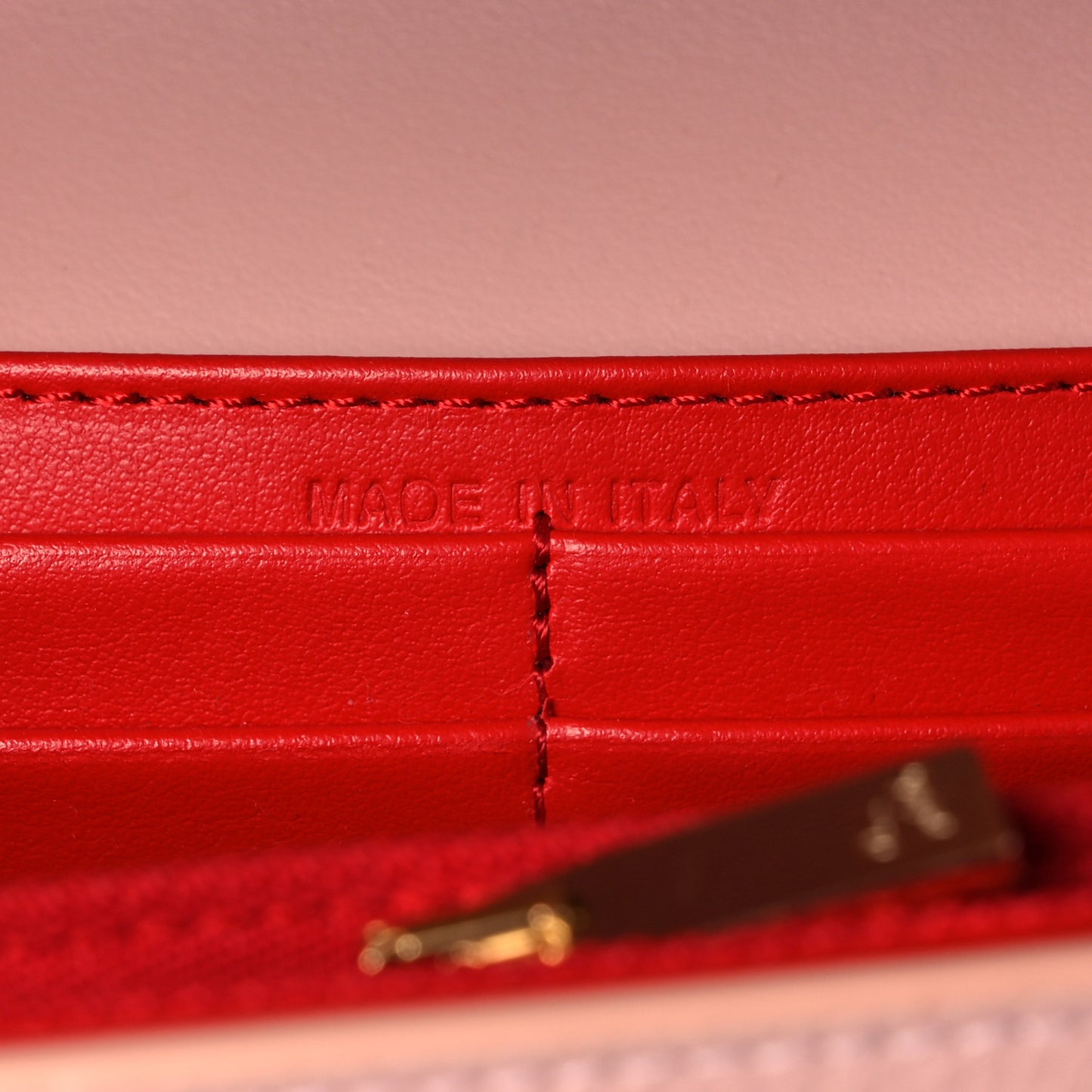 Calfskin Spikes Paloma Clutch Rosy