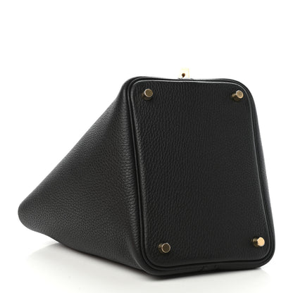 Hermes Taurillon Clemence Picotin Lock 18 PM Black 4 of 10
