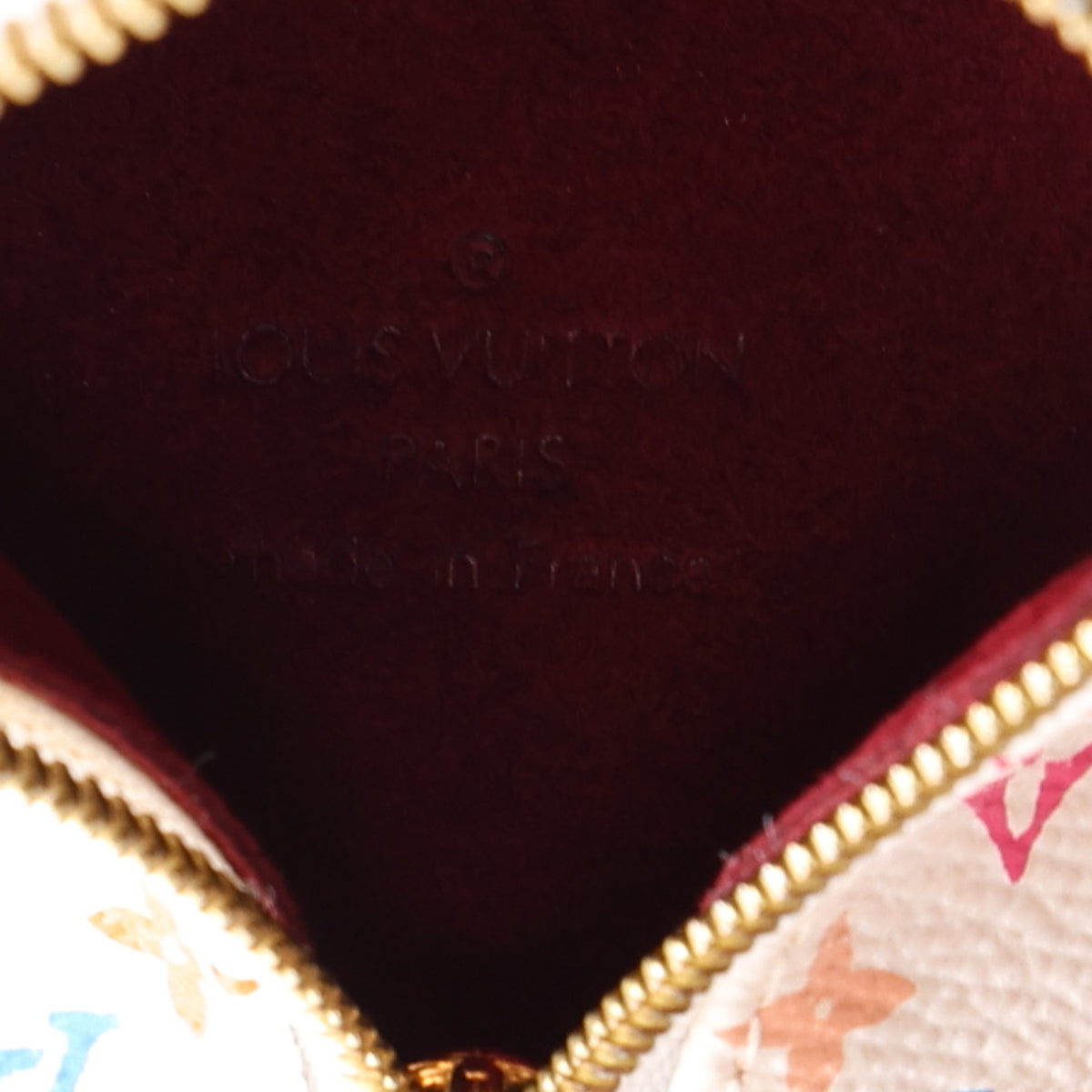 Louis Vuitton Monogram Multicolor Berlingot Coin Purse White 6 of 6