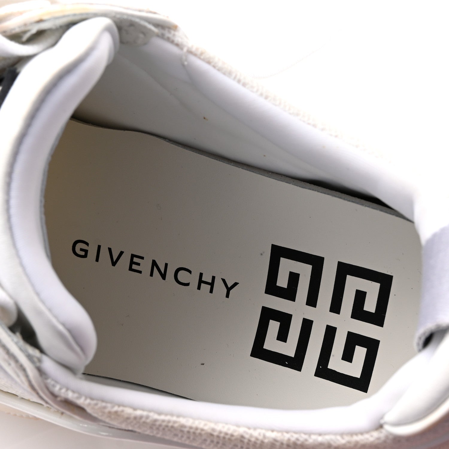 Givenchy Neoprene Suede Mesh Baisse Jaw Low Sneakers 37 White 9 of 12