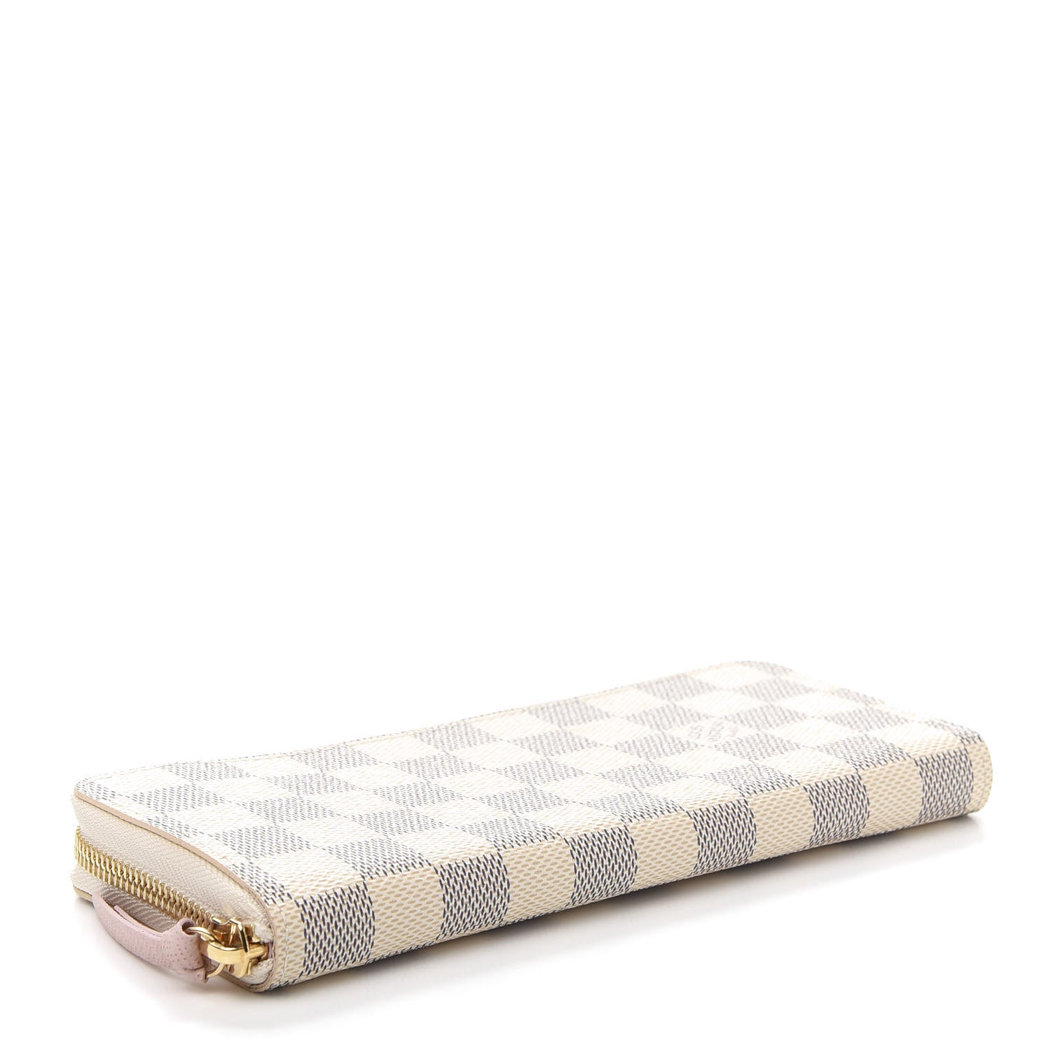 Louis Vuitton Damier Azur Clemence Wallet Rose Ballerine 4 of 9