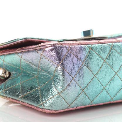 Chanel Metallic Goatskin Quilted Mini 2.55 Reissue Flap Multicolor 9 of 11