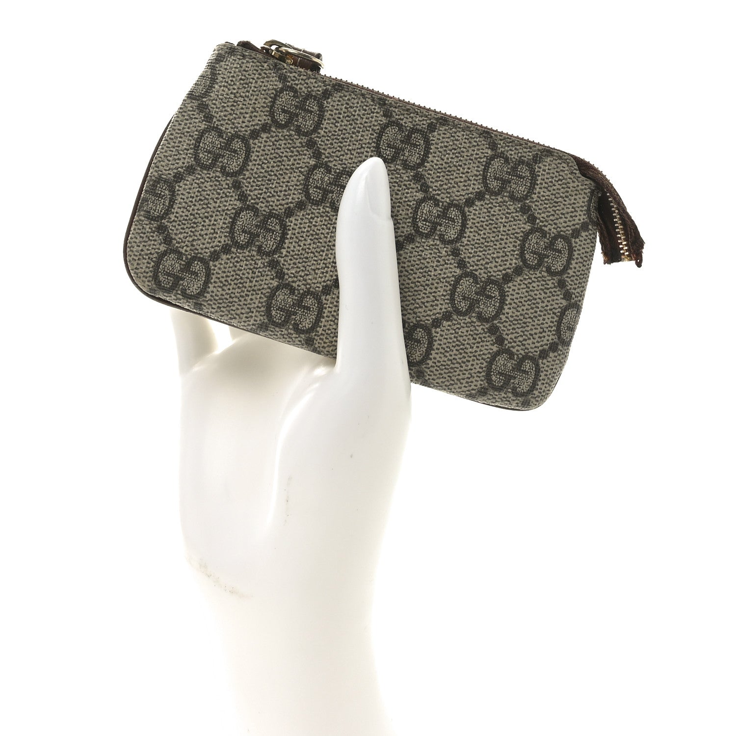 Gucci GG Supreme Monogram Key Case Brown 2 of 7