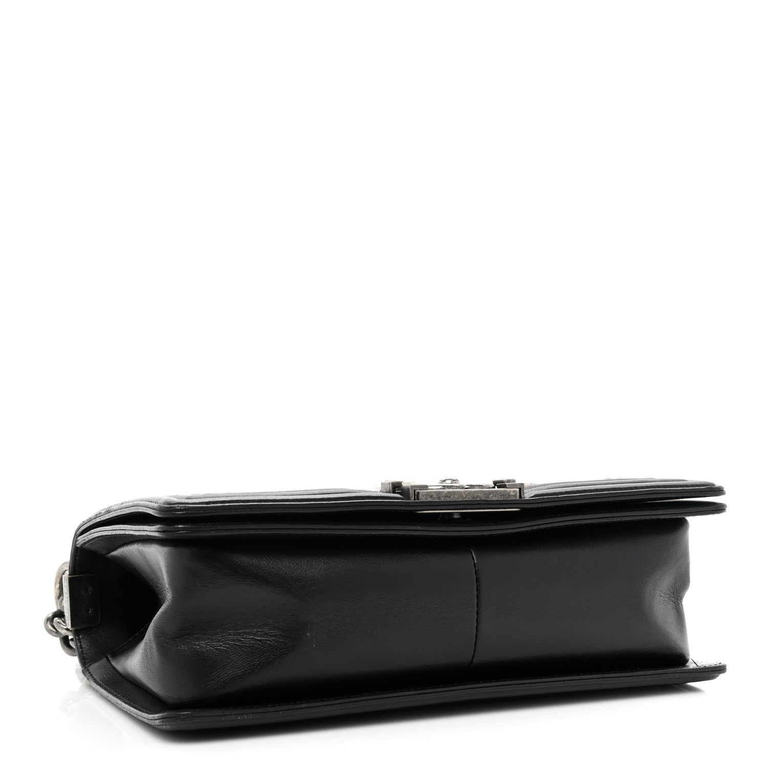 Chanel Tweed Lambskin Medium Boy Flap Black 4 of 11