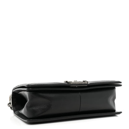 Chanel Tweed Lambskin Medium Boy Flap Black 4 of 11