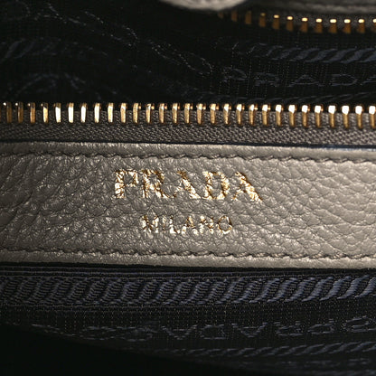 Prada Vitello Daino Double Strap Messenger Hobo Argilla 6 of 8