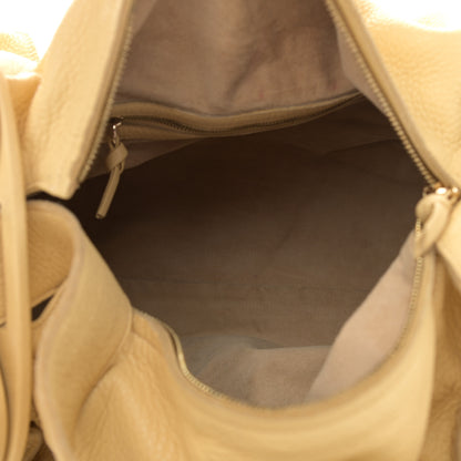 Bottega Veneta Cervo Deerkskin Shoulder Bag Light Yellow 5 of 13