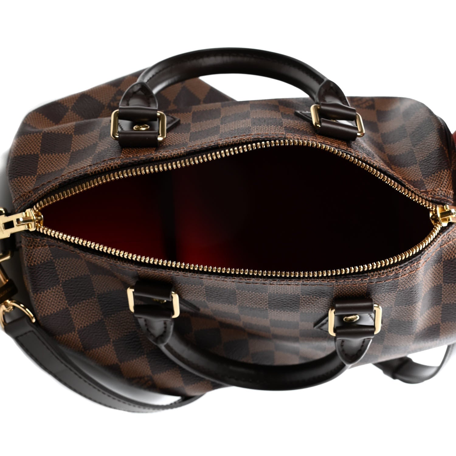 Louis Vuitton Damier Ebene Speedy Bandouliere 25 4 of 4