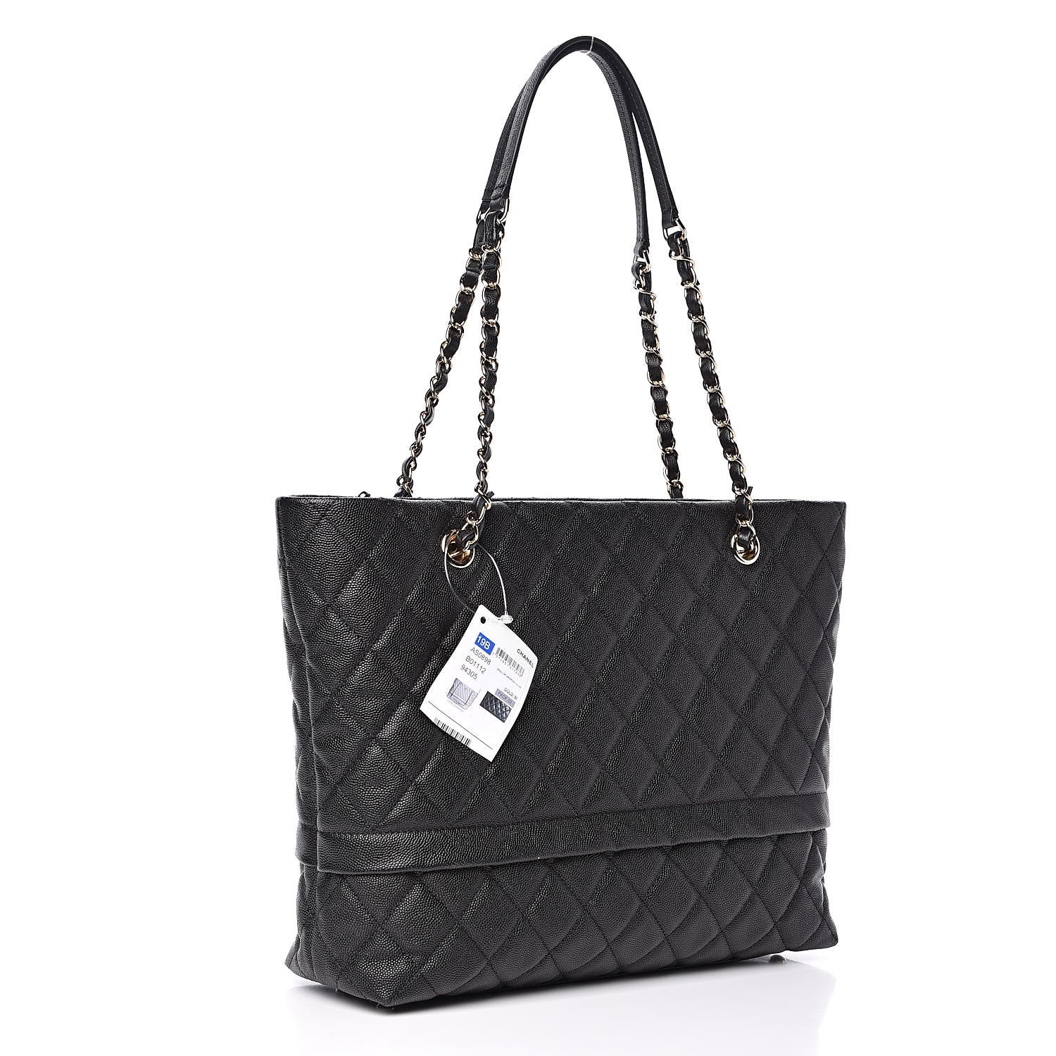 Chanel Caviar Quilted Rolled Up Tote Black 3 of 11