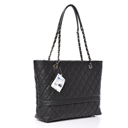 Chanel Caviar Quilted Rolled Up Tote Black 3 of 11