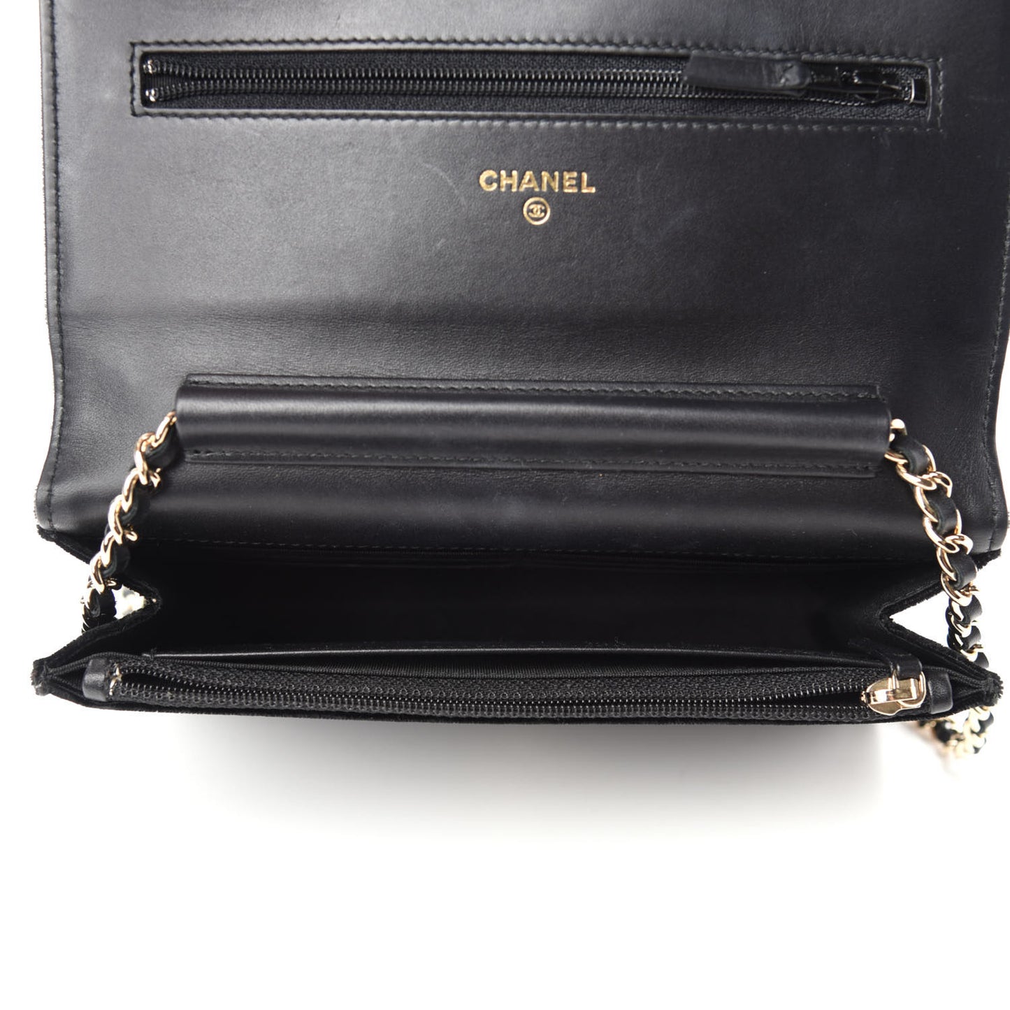 Velvet Timeless CC Wallet On Chain WOC Black