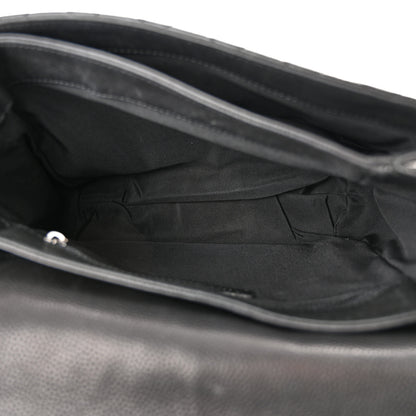 Chanel Caviar Quilted Medium Rock In Rome Single Flap Black 5 of 12