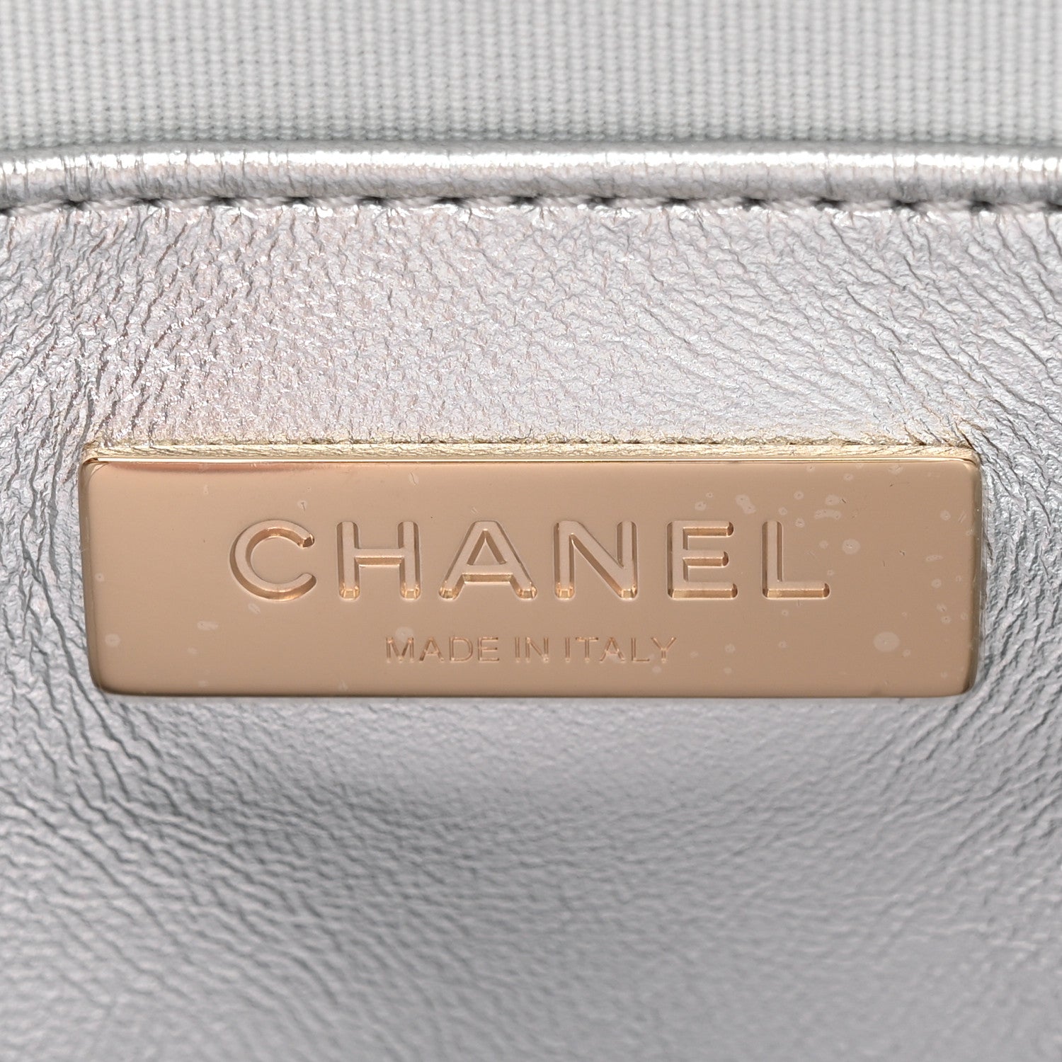 Chanel Metallic Lambskin Walk Of Fame Bag Silver 6 of 11