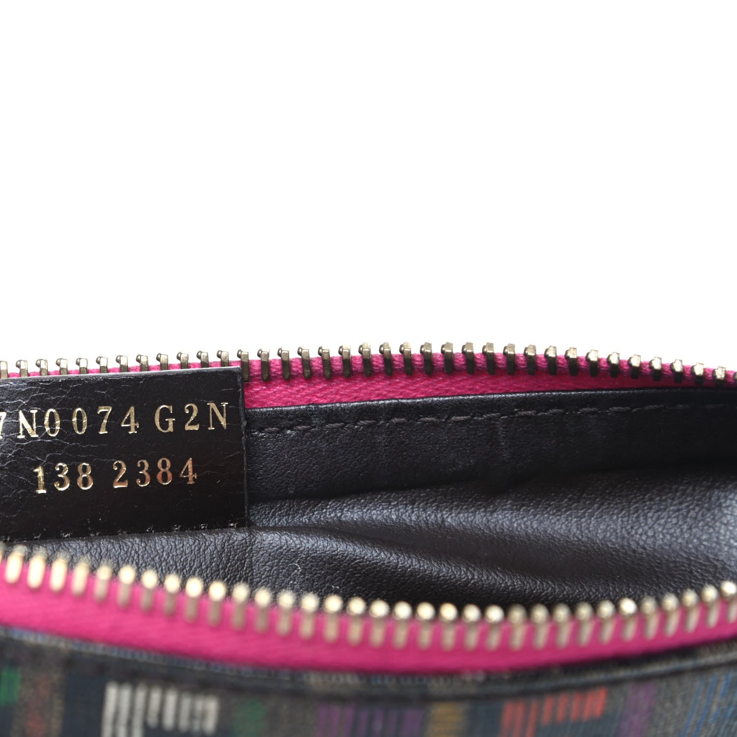 Fendi Zucca Spalmati FF Multicolor Cosmetic Case Multicolor 7 of 7