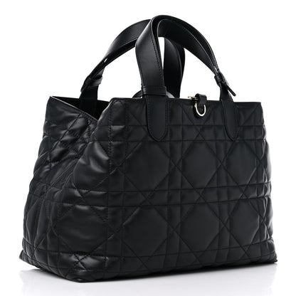 Christian Dior Calfskin Macrocannage Medium Toujours Black 4 of 11