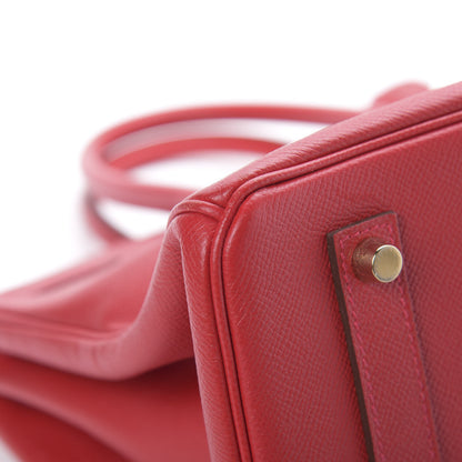 Hermes Epsom Birkin 35 Rouge Casaque 12 of 14