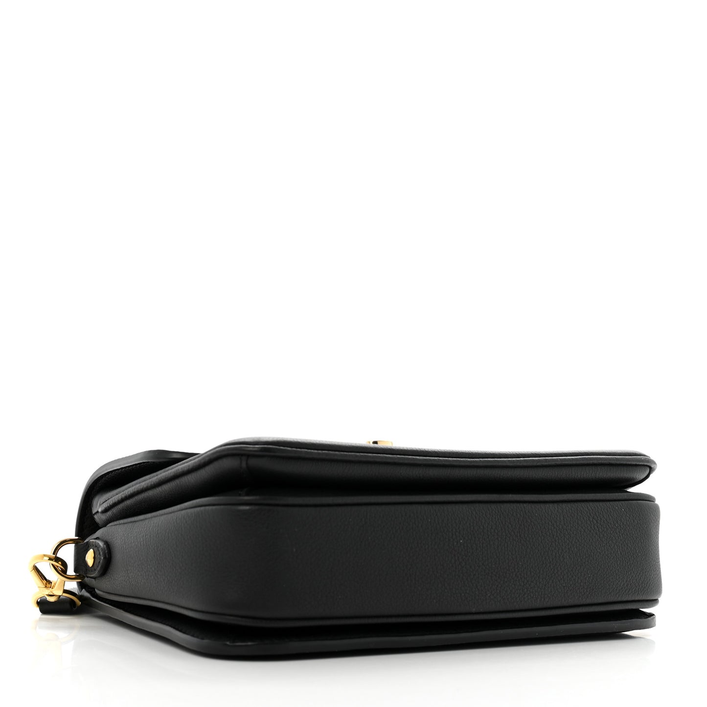 Grained Calfskin Lockme Oxford Black
