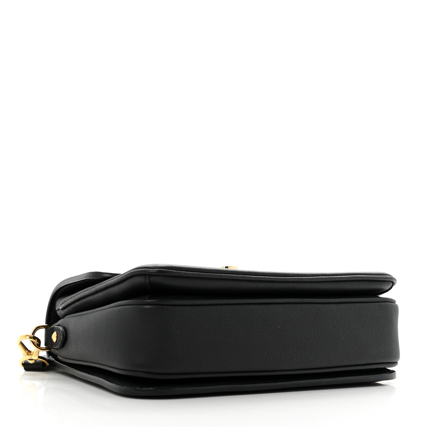 Louis Vuitton Grained Calfskin Lockme Oxford Black 3 of 11
