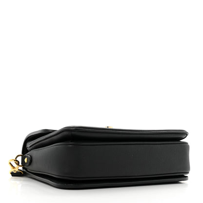 Louis Vuitton Grained Calfskin Lockme Oxford Black 3 of 11