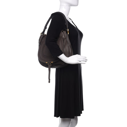 Chloe Calfskin Medium Marcie Hobo Ash 3 of 17