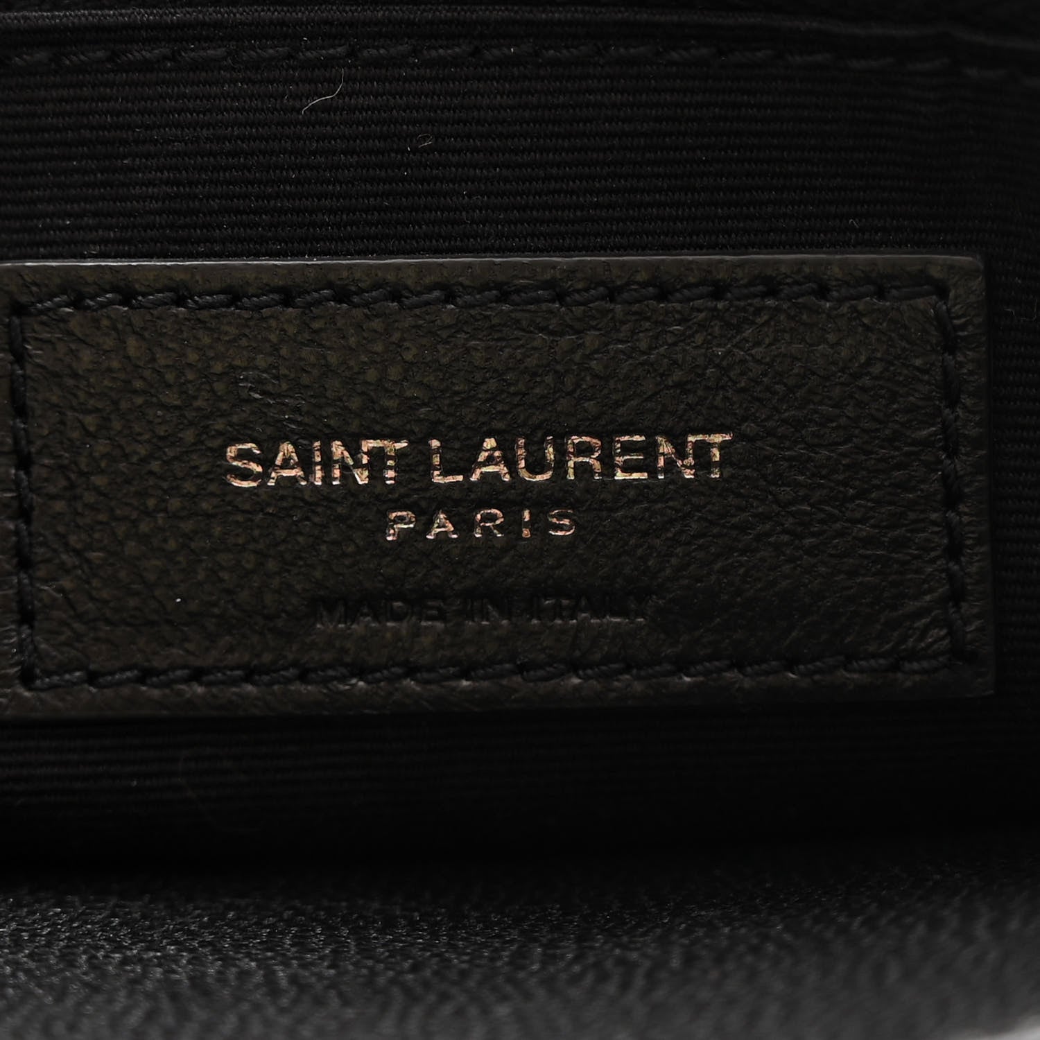 Saint Laurent Crinkled Calfskin Matelasse Monogram Medium Niki Chain Satchel Black 6 of 12