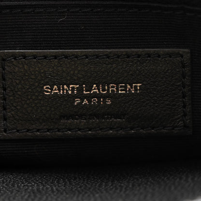 Saint Laurent Crinkled Calfskin Matelasse Monogram Medium Niki Chain Satchel Black 6 of 12