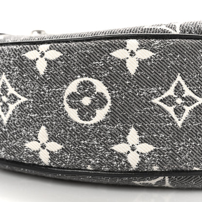 Louis Vuitton Monogram Jacquard Denim Loop Black 7 of 8