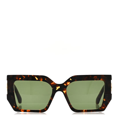 Off-White Acetate Dover Square Sunglasses OERI148 Havana Green 3 of 7