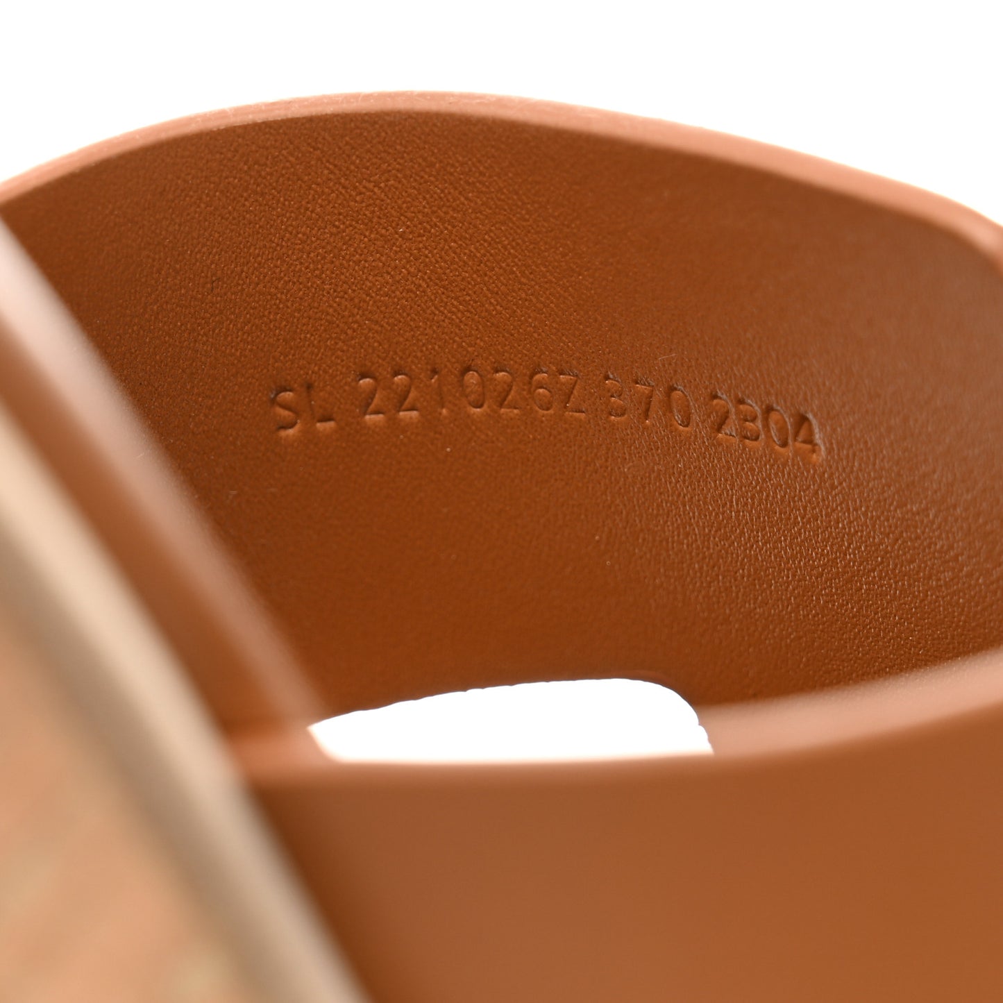 Calfskin Cork Eze 30 Sandals 37 Marron Glaise