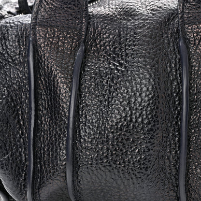 Alexander Wang Pebbled Lambskin Rocco Nickel Hardware Dark Blue 15 of 23