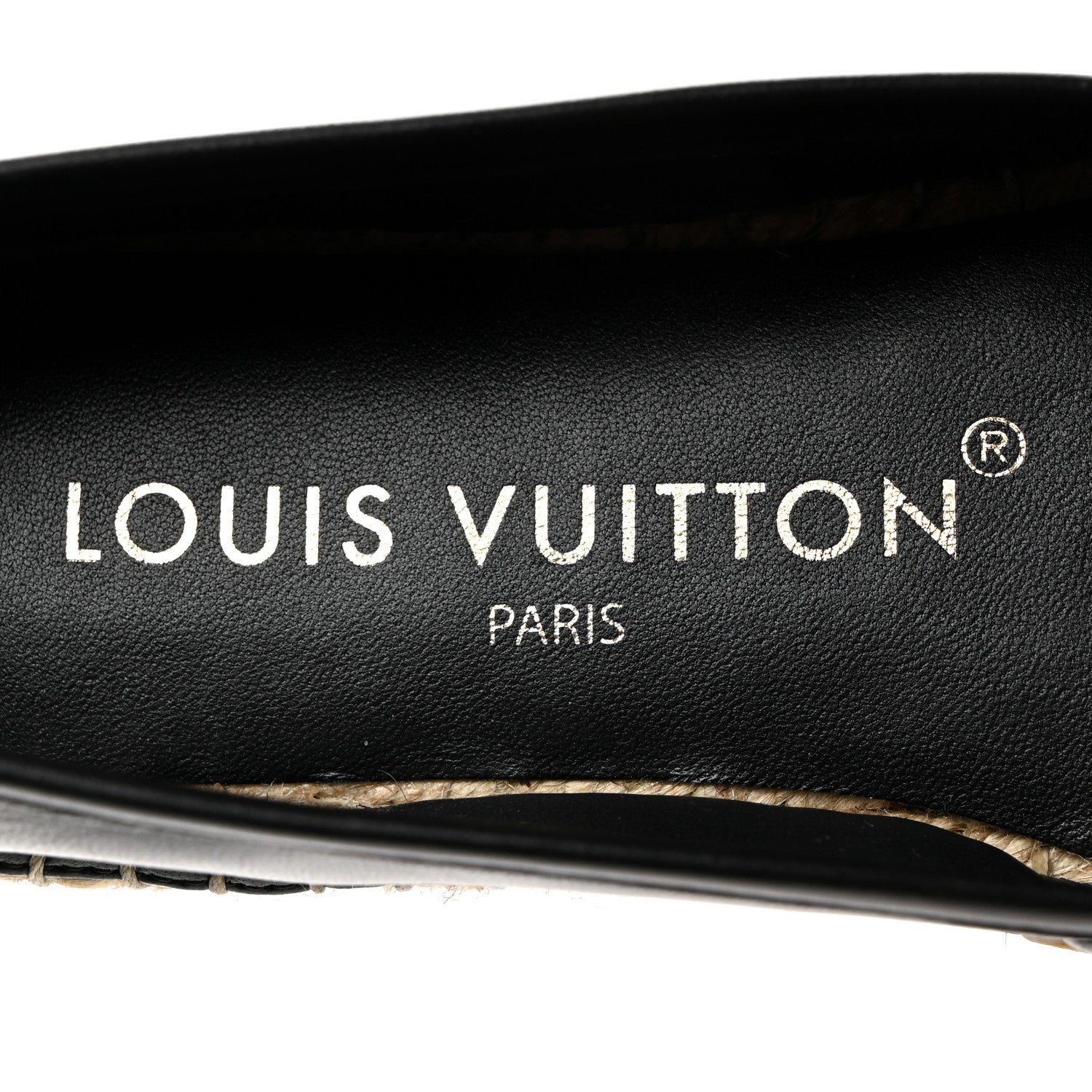 Louis Vuitton Starboard Espadrille Flats 35 Black 6 of 9