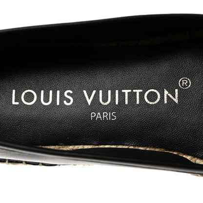 Louis Vuitton Starboard Espadrille Flats 35 Black 6 of 9