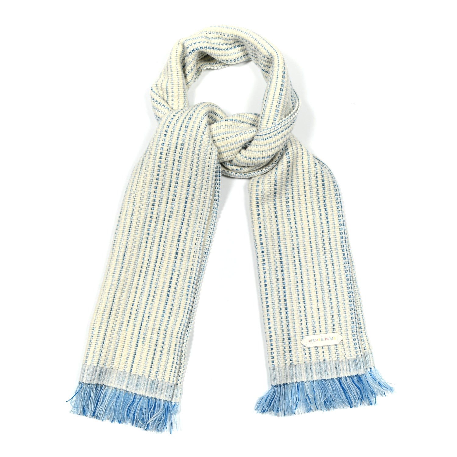 Hermes Cashmere Woven Scarf 1 of 3