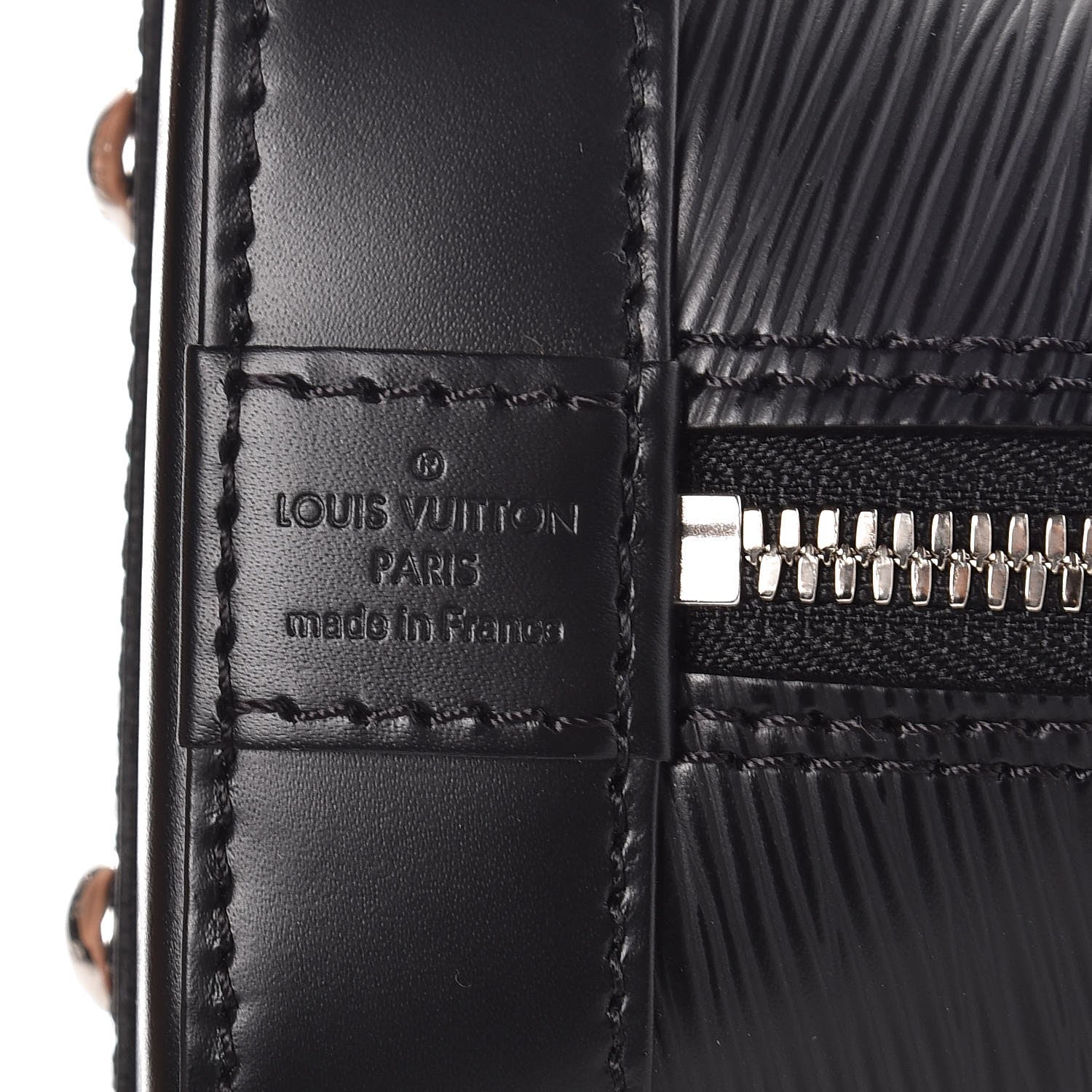 Louis Vuitton Epi Alma BB Black 6 of 8