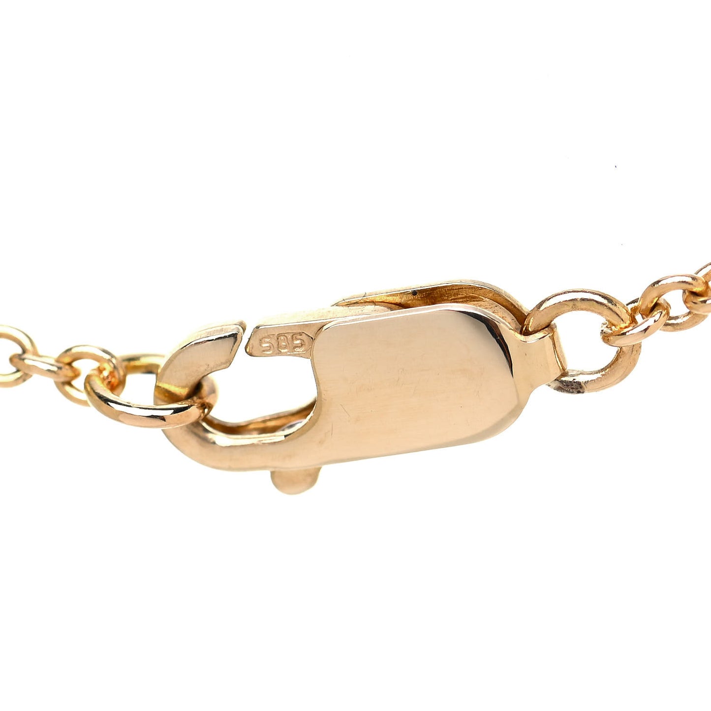 18K Yellow Gold Interlocking LOVE Necklace