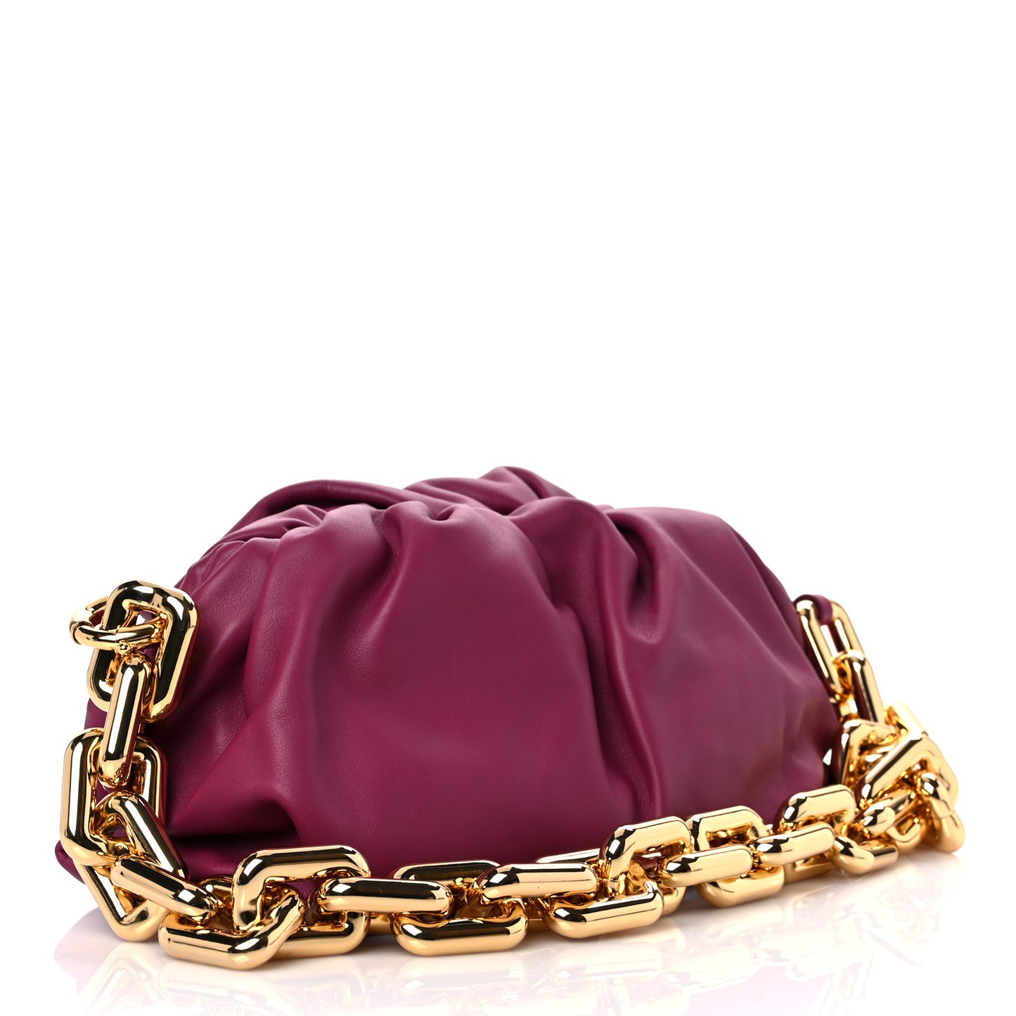 Calfskin The Pouch Chain Cinnabar