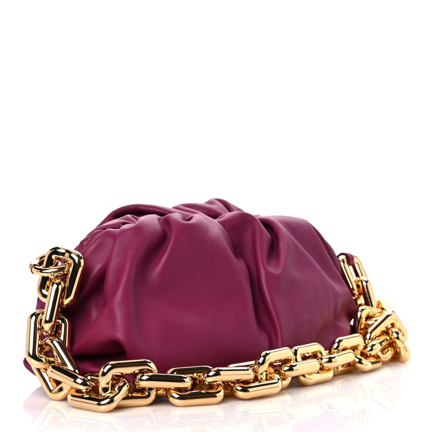 Bottega Veneta Calfskin The Pouch Chain Cinnabar 3 of 9