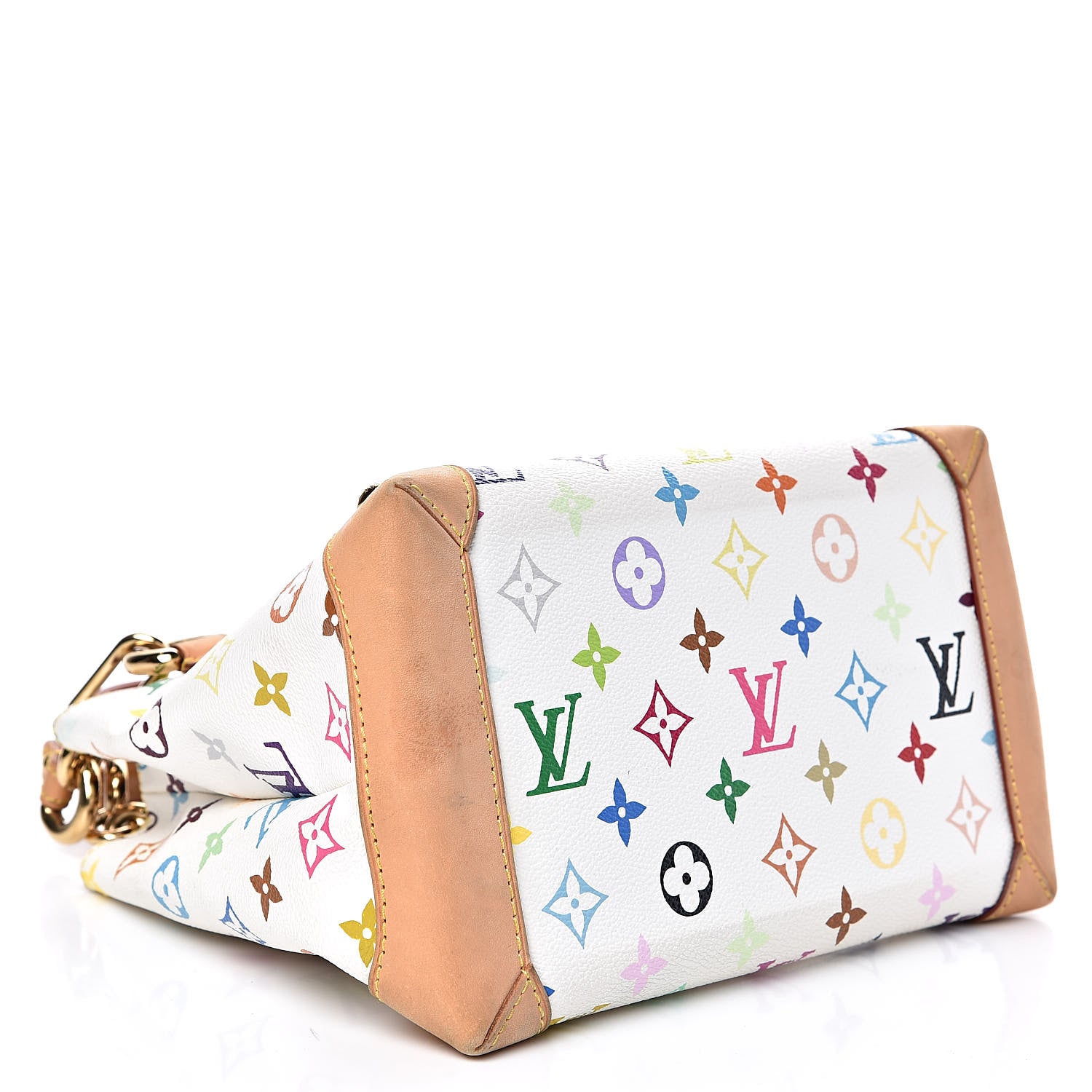 Louis Vuitton Monogram Multicolor Audra White 4 of 16