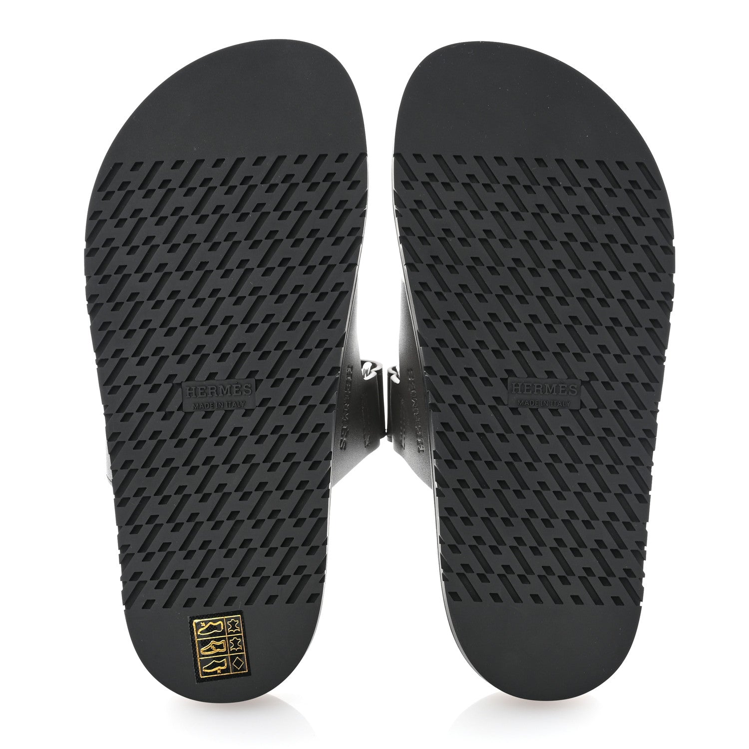 Hermes Calfskin Womens Chypre Sandals 36.5 Ecorce 5 of 9