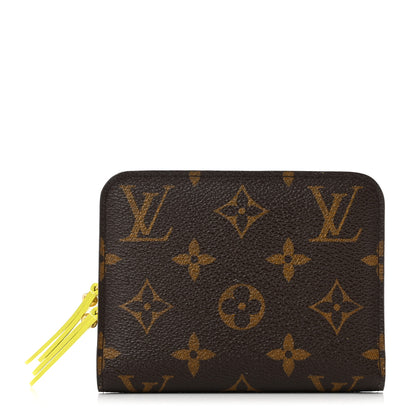 Louis Vuitton Monogram Fleuri Insolite Wallet PM Yellow 1 of 6
