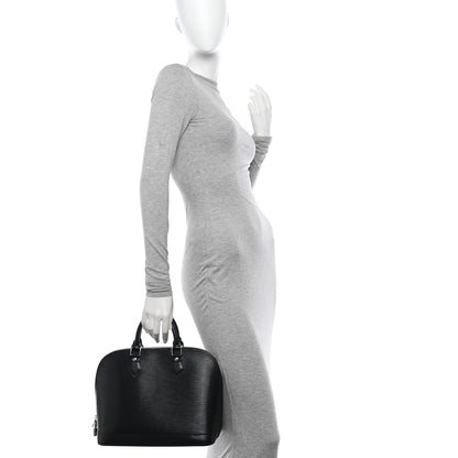 Louis Vuitton Epi Alma PM Black 2 of 10