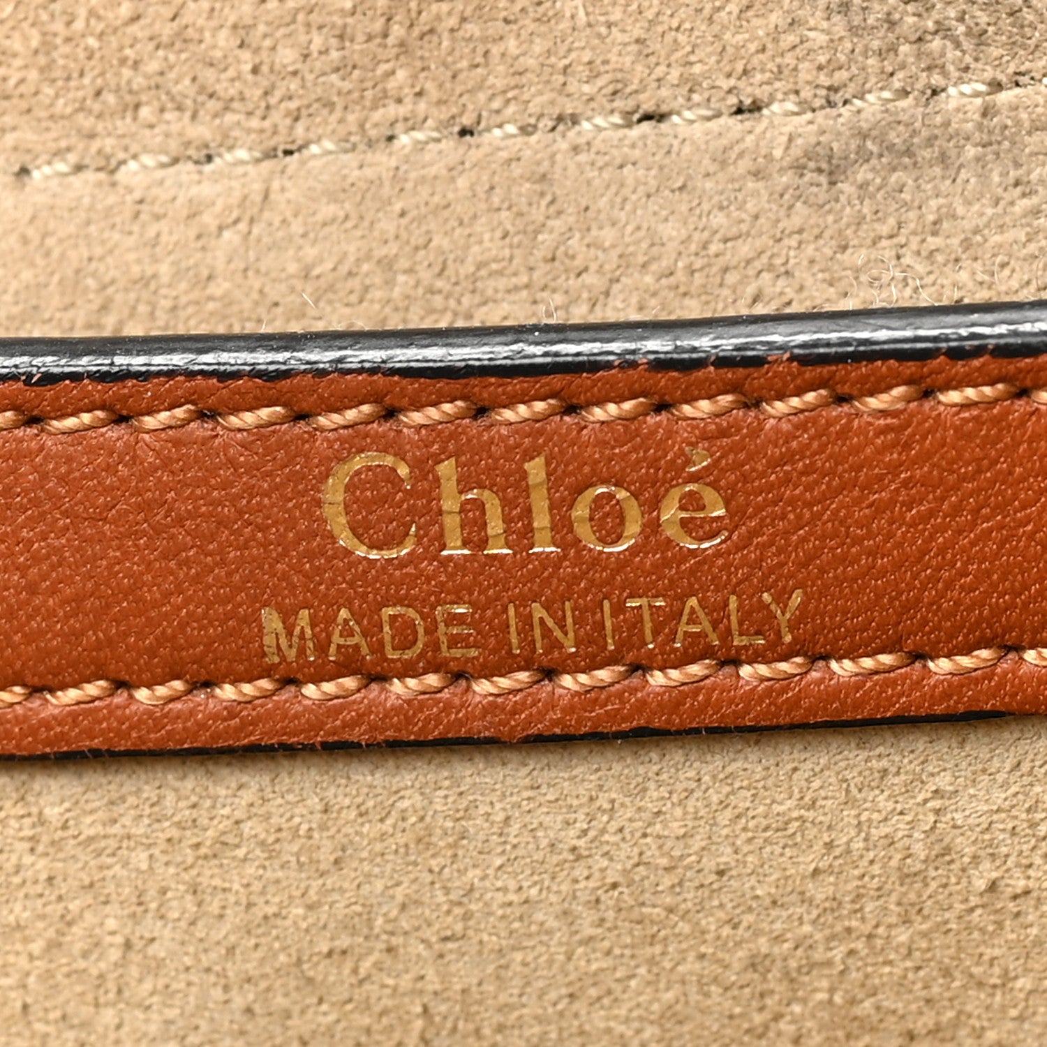 Chloe Calfskin Braided Medium Hudson Shoulder Bag Caramel 6 of 9