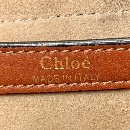 Chloe Calfskin Braided Medium Hudson Shoulder Bag Caramel 6 of 9